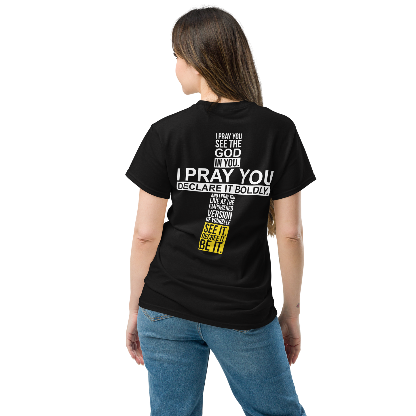 ONLY ONE RACE HUMAN (w/ Cross on Back)