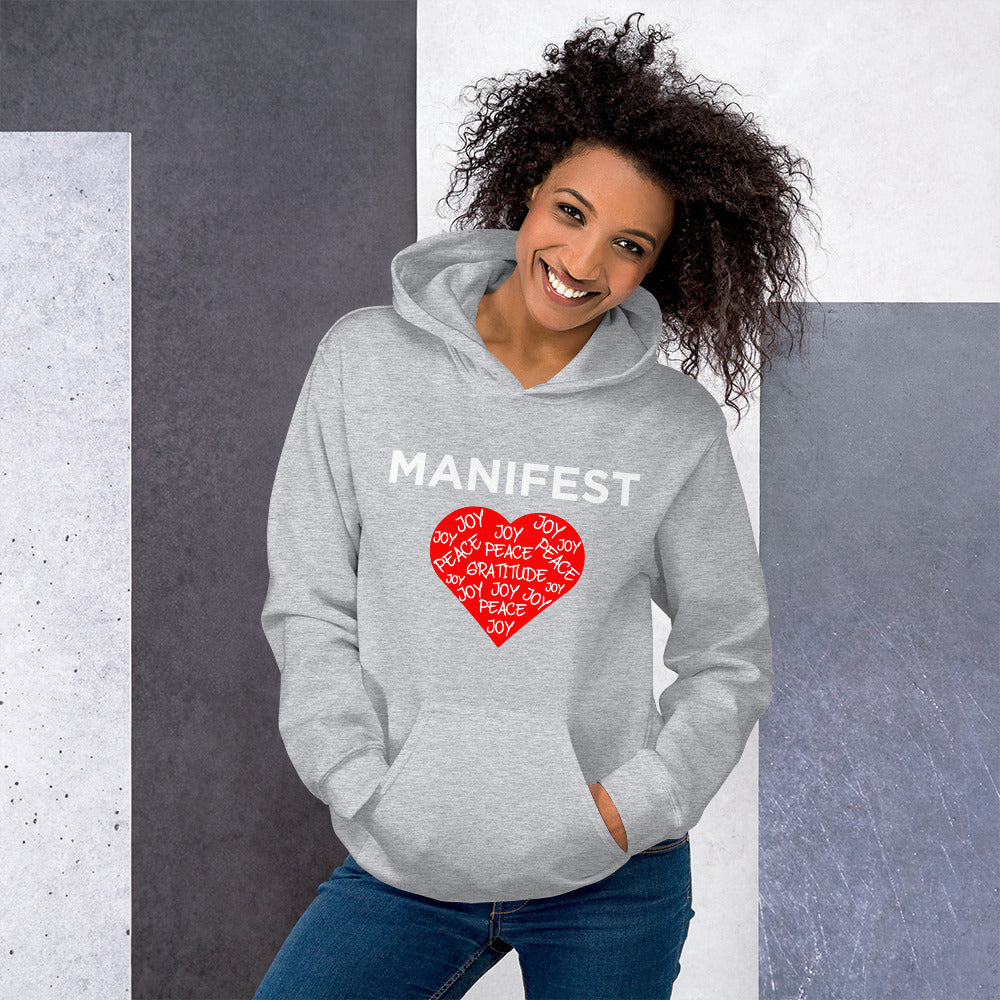 Unisex MANIFEST JOY-PEACE-GRATITUDE Hoodie