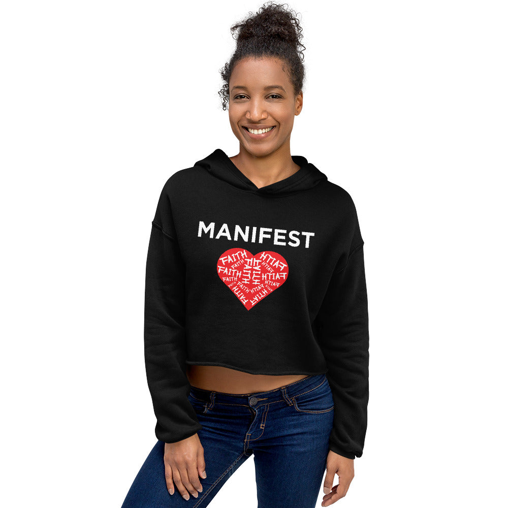 Cropped MANIFEST FAITH Hoodie