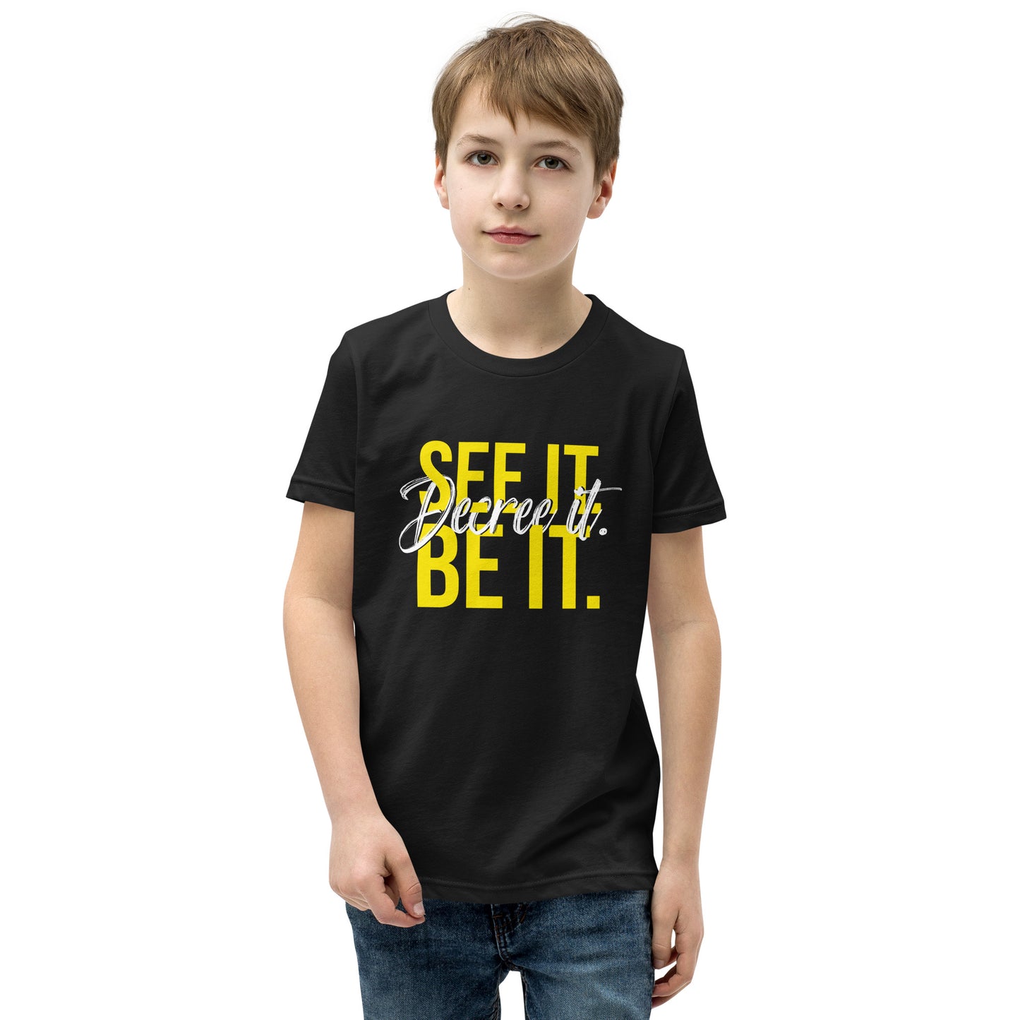 Youth Short Sleeve Motto/Tagline T-Shirt