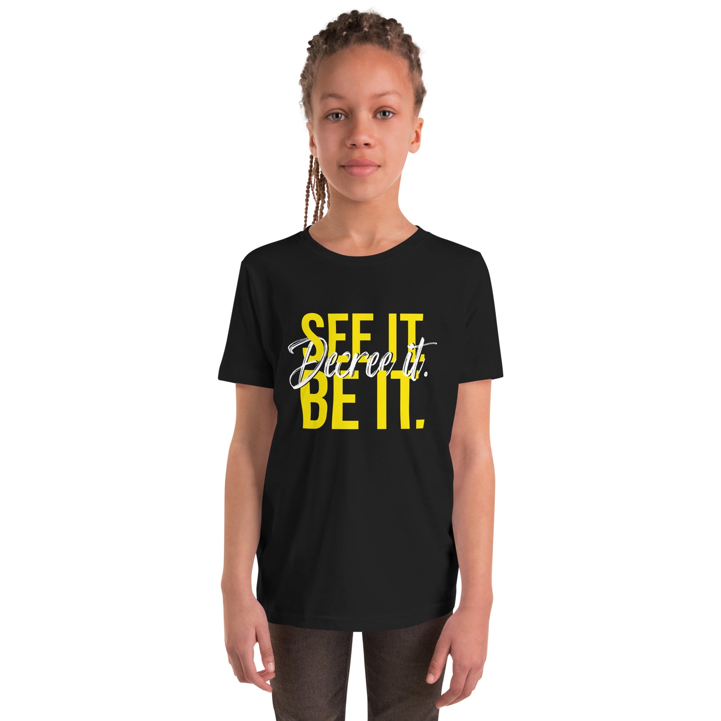 Youth Short Sleeve Motto/Tagline T-Shirt