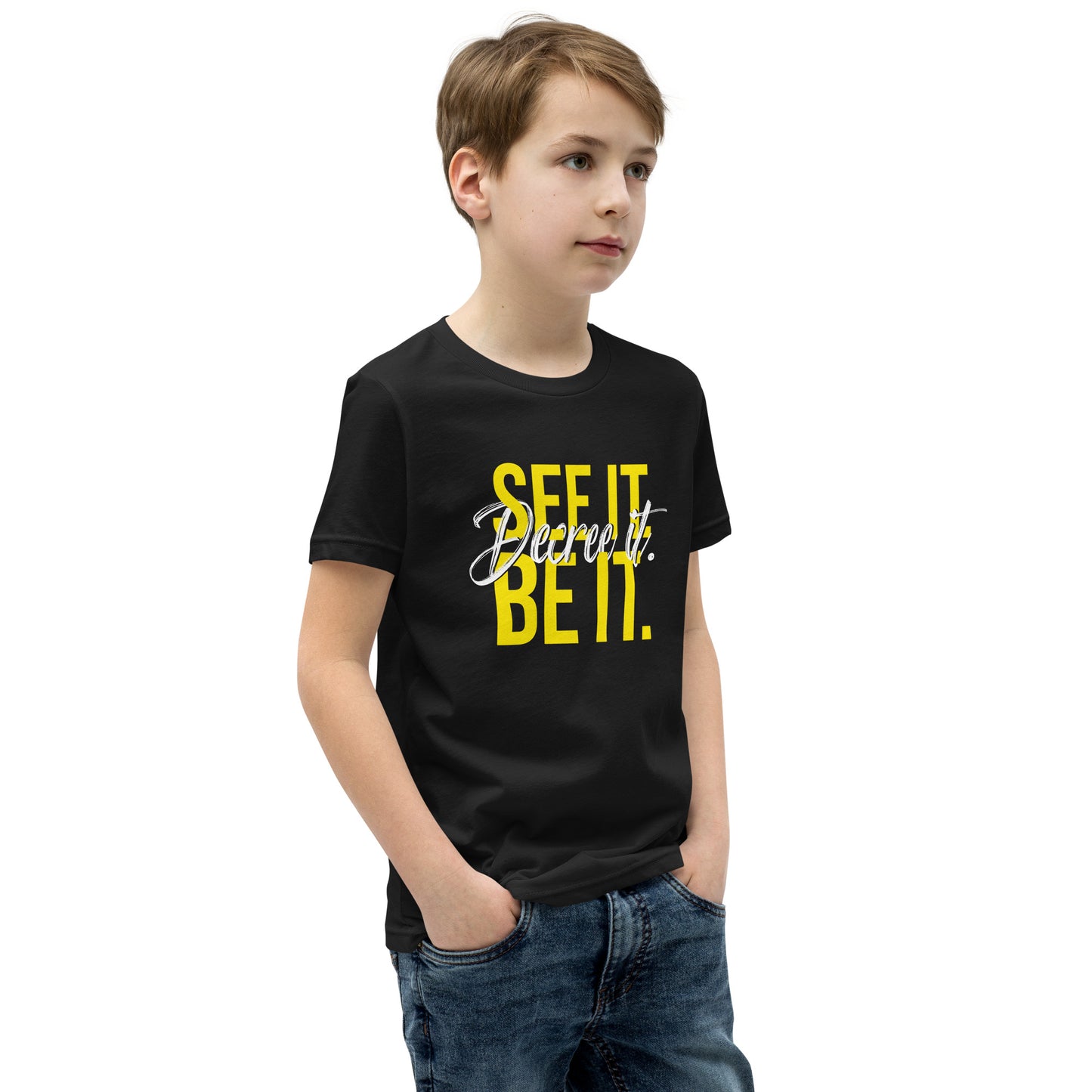 Youth Short Sleeve Motto/Tagline T-Shirt