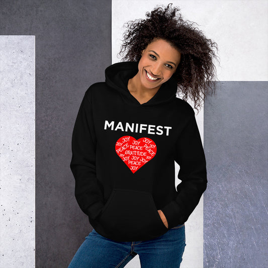 Unisex MANIFEST JOY-PEACE-GRATITUDE Hoodie