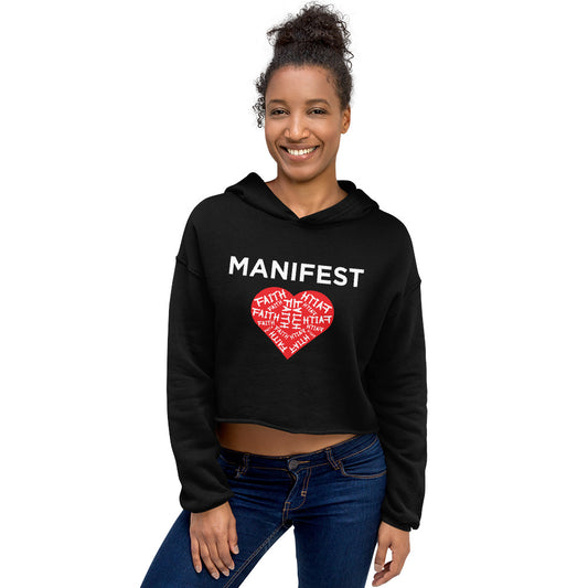 Cropped MANIFEST FAITH Hoodie